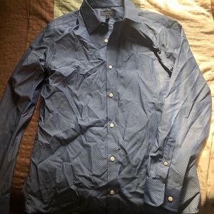 polka dot button down